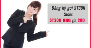 Soạn ST30K gửi bao nhiêu để có 7GB sử dụng 7 ngày giá 30k?