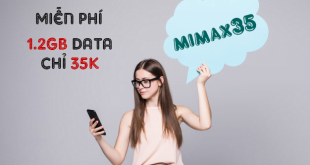 Gói Mimax35 Viettel miễn phí 1.2GB Data tốc độ cao/tháng