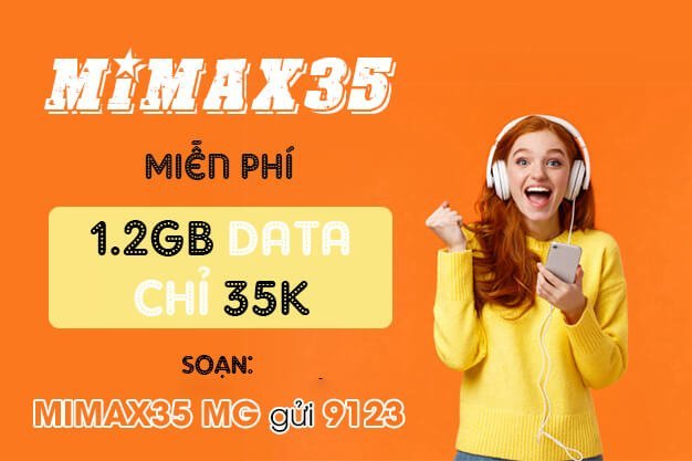 Đăng ký gói Mimax35 Viettel miễn phí 1.2GB chỉ 35k mỗi tháng