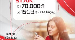 Gói ST70K Viettel miễn phí Data TikTok & 500MB/ngày giá rẻ chỉ 70k