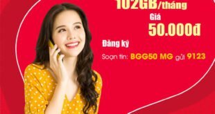 Đăng ký Gói BGG50 Viettel miễn phí 102GB cho khách hàng Bắc Giang
