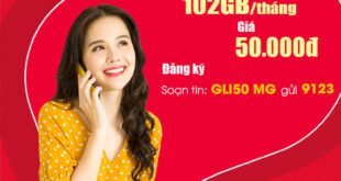 Gói GLI50 Viettel ưu đãi 102GB cho khách hàng tại Gia Lai