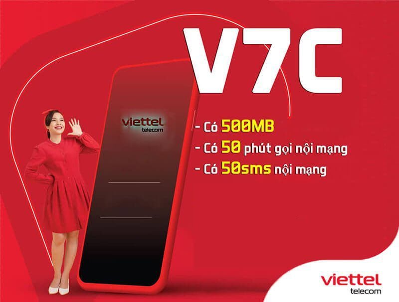 Đăng ký gói combo V7C Viettel nhận ưu đãi 3 trong 1