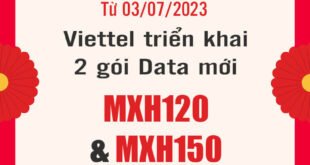 Viettel triển khai gói miễn phí Data Tiktok, Facebook, Youtube từ 03/07/2023