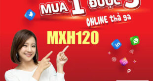 Gói MXH120 Viettel miễn phí 100% Data Facebook, Tiktok, Youtube 1 tháng